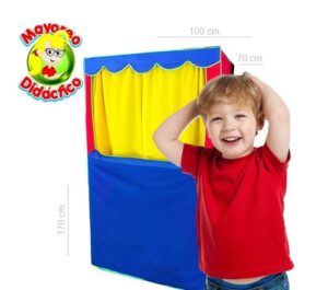 1031 *TEATRO INFANTIL DESARMABLE* (100x70x175 cm.) Tubo de 2 Pulgadas. - Imagen 2
