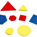 3015 *Bloques Lógicos e/Contenedor Plástico* (5.5 cm.) 60 Pcs.