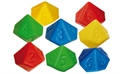 2119 *Dado Polígono* (8 cm.) 12 Pcs.