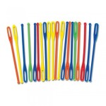 3171 *Agujas Plásticas de Colores* (7.5 cm.) 100 Pcs.