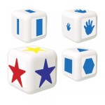 3252 *Cubos p/Bloques Lógicos* (3.5 cm.) 4 Pcs.