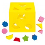 3313 *Cubo Mágico d/Plástico para Ensartar Figuras Geométricas* (14 cm.) + 18 Shapes.