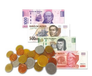 Juguete Dinero Didactico Billetes De Dolares Monedas Y Dados