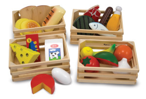 10271 *Grupos de Alimentos e/Madera*. (31x21cm.) 21Pcs.