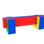 1821 *VIGA DE EQUILIBRIO c/2 Soportes* (20x20x120 cm.)