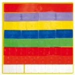 3183 *Fracciones Rectangulares* (20 cm.) 1 Pca.