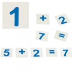 6004 *Números Impresos e/Estireno* (3 cm.) 125 Pcs.