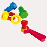 2077 *Tornillo y Tuerca* (6 cm.) 85 Pcs.