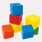 2084 *Dado Conjunto s/Charola.*(8 cm.) 24 Pcs.