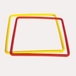 3206 *Aros Geométricos Cuadrado* (28.5 cm.) 6 Pcs.