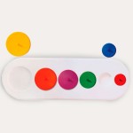 7097 *Resaque de Círculos Decrecientes* (40x13 cm.) 1 Pca.