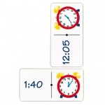 3144 *Dominó Reloj* (6x 16 cm.) 24 Pcs.