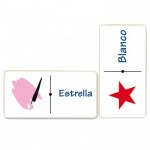 3162 *Dominó d/Figuras Geométricas y Colores* (6x12 cm.) 24 Pcs.