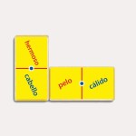 3264 *Dominó Jr. Sinónimos* (3x5.5 cm.) 28 Pcs.