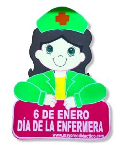 0139 *Enfermera en Foamy* (50x35 cm.)