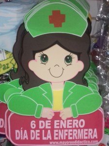 0139 *Enfermera en Foamy* (50x35 cm.) - Imagen 2