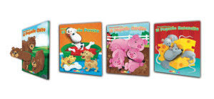 9033 *Mueve tu Dedito de Cartón c/Títere Digital* (13x16cm.) 8 Pág. 4 Diferentes. INDIVIDUAL