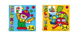 0351 *COLOREAR de 3-4 AÑOS* (21x21cm.) 84 Pág. 2 Dif. - Imagen 2