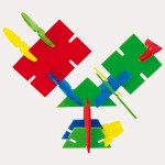 3031 *Constru-Tazos* (4.5 cm.) 60 Piezas.