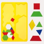 3078 *Patrón Geométrico* (32x22 cm.) 250 Pcs. y 1 Tabla.