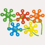 3085 *Pulpo de Texturas* (7cm.) 72 Pcs.