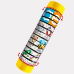 3100 *Girografo Gigante VOCALES* (33x8 cm.) 1 Pca.