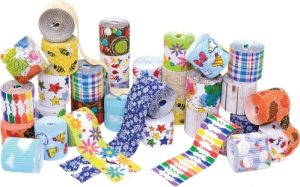 7301 *Bordette Impreso CUPCAKES/PASTELITOS* (2.70x6.35 cm.) - Imagen 2