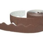 0203 *Bordette Impreso BROWN/*CAFE* (5.70x6.35 cm.) - Imagen 3