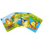 4404 *Rompecabezas de Madera 16 Piezas Transportes* (15x15 cm.)