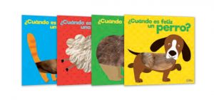 2667 *¿Cuándo es Feliz Libro de Cartón c/Texturas* (16x16 cm.) 8 Pág. 4 Diferentes. - Imagen 2