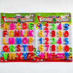 0130 *ABC Letras o Números Magnéticos e/Blister Chico* (14.50x22 cm.)