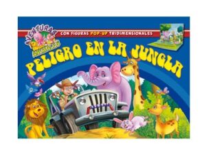 0511-0498 *PELIGRO EN LA JUNGLA Pop Up* (18x25 cm.) 8 Pág.