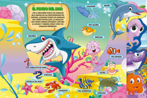 8652-8669 *De Visita al Fondo del Mar Libro de Cartón* (20x28 cm.) 10 Pág. - Imagen 2