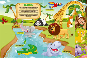 8652-8645 *De Visita a la Selva Libro de Cartón* (20x28 cm.) 10 Pág. - Imagen 2