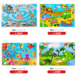 5871 *Rompecabezas de Madera 30 Piezas* (22.50 x 15 cm.) 13 Modelos.