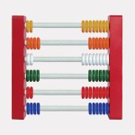 3174 *Ábaco Horizontal 6 Líneas* (21 cm).