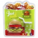 1401 *Fast Food Burger* (18x20 cm.) (Pieza)