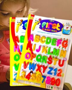 1825 *ABC LETRAS & Números del 0 al 9 Magnéticos e/Blíster* (26x38 cm.) 36 Pcs. - Imagen 4