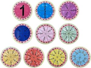 0057 *Pastel de Fracciones d/Madera* (19x19 cm.) 56 Pcs. - Imagen 2