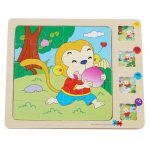 0207 *Rompecabezas d/Madera en Base 4 en 1* (17.50x14.50 cm.) 5 Diferentes. - Imagen 6