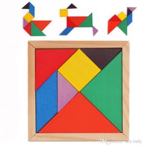 3103 *Tangram d/MADERA GRANDE* (16x16 cm.) - Imagen 3