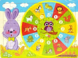 W478 *Rompecabezas d/Madera 60 piezas* (30 x 22.50 cm.) 20 Dif. - Imagen 3