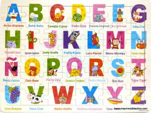 W478 *Rompecabezas d/Madera 60 piezas* (30 x 22.50 cm.) 20 Dif. - Imagen 4