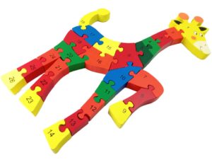 0219 *Rompecabezas Grueso 2 en 1 al Armar Jirafa* (20x35 cm.) 26 Pcs. - Imagen 4