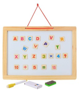 0235  *Pizarrón Magnético GRANDE 3 en 1* (45x33 cm.) 58 Pcs.