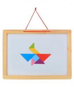 0235  *Pizarrón Magnético GRANDE 3 en 1* (45x33 cm.) 58 Pcs. - Imagen 4