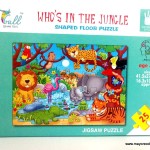 0252/8205 *Rompecabezas p/Armar en el Piso de 25 Pcs. LA JUNGLA* (41.5x27.5cm.)