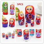 0121 *Muñeca Rusa d/Madera c/5 Tamaños* (1Pza.) - Imagen 5