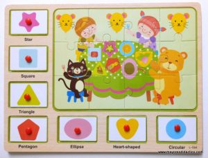 1981 *Rompecabezas d/Madera MIXTO* (30X22.5 cm.) 20 Diferentes. - Imagen 8