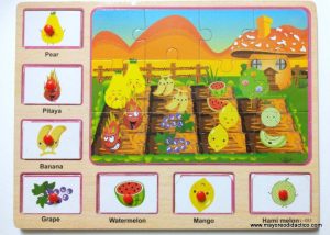 1981 *Rompecabezas d/Madera MIXTO* (30X22.5 cm.) 20 Diferentes. - Imagen 12